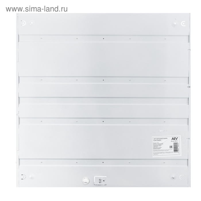 Панель светодиодная REV LP Slim Quadro, 48 Вт, 6500 К, призма, встр. драйвер, 595x595x19мм