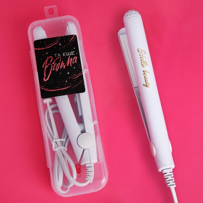 Плойка гофре мини «Та еще ведьма», LW-24, 17 х 2 см. Плойка гофре мини «Та еще ведьма», LW-24, 17 х 2 см.