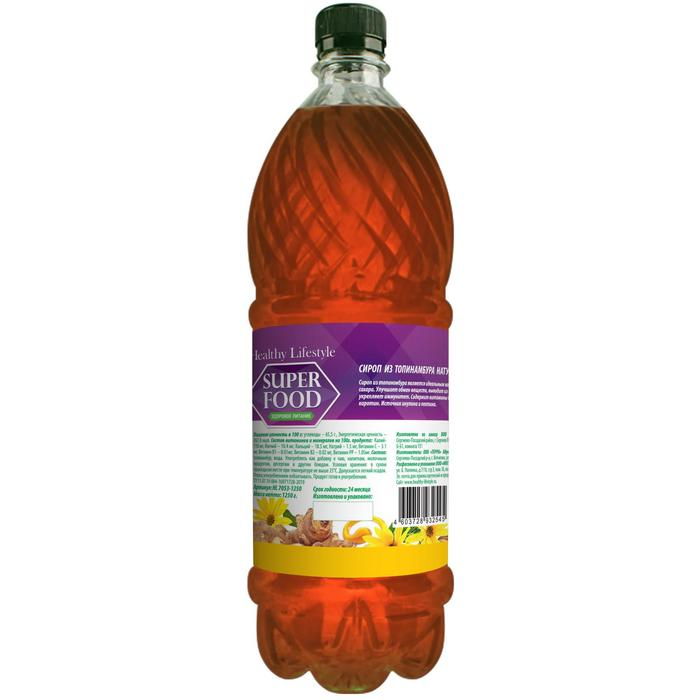 Сироп Healthy Lifestyle из топинамбура, натуральный, 1250 г Сироп Healthy Lifestyle из топинамбура, натуральный, 1250 г