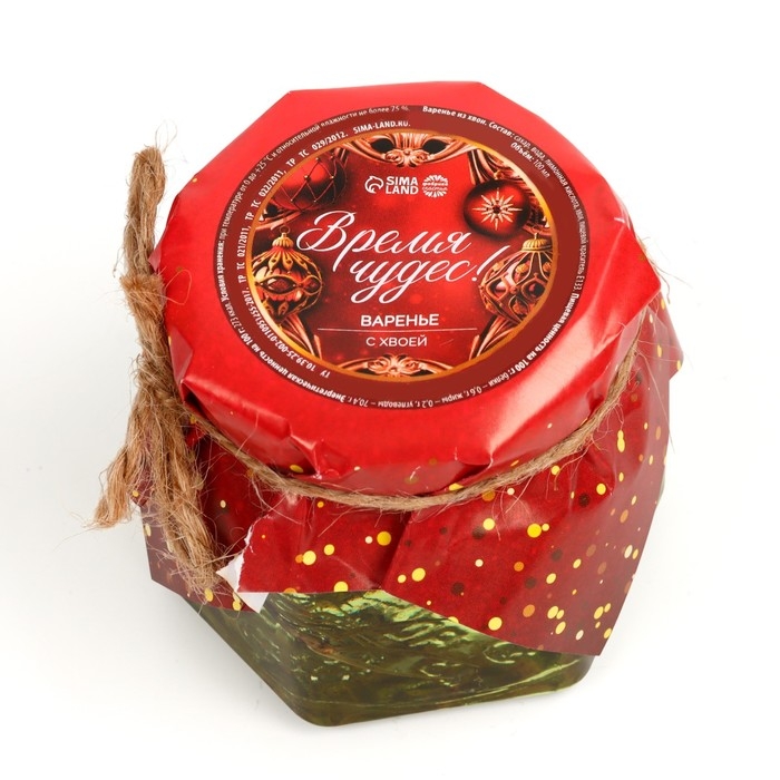 Варенье &laquo;Время чудес&raquo; с хвоей, 100 мл.