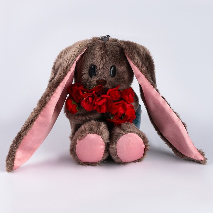 Мягкая игрушка брелок «Милый Lu», заяц, 16 см Мягкая игрушка брелок «Милый Lu», заяц, 16 см