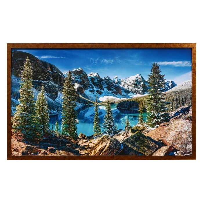 Картина  Картина "Природа.Горы" 67х107 см рамка МИКС