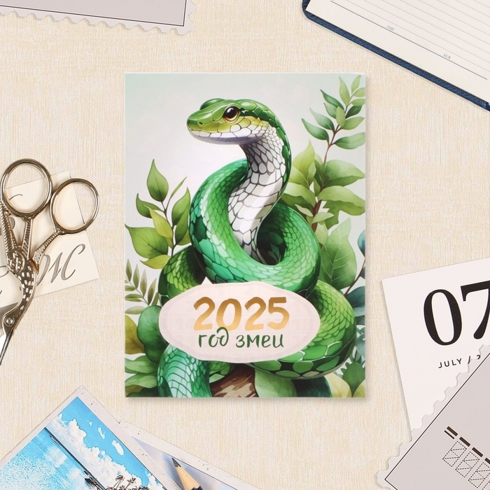 Календарь отрывной на магните Календарь отрывной на магните "Символ года - 13" 2025 год, 10 х 13,5 см