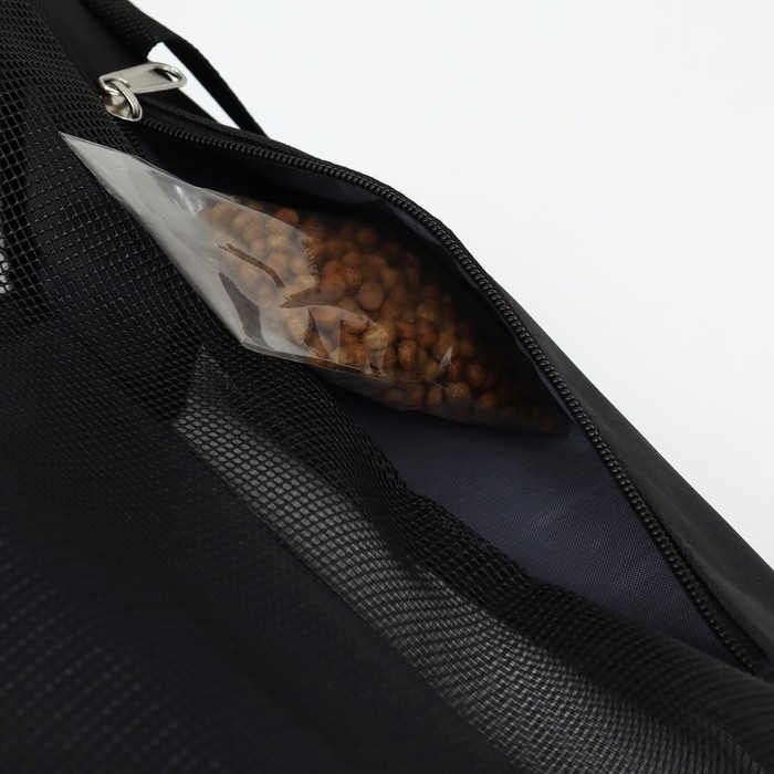 Сумка-переноска сетчатая, 48 х 26 х 31 см, черная Сумка-переноска сетчатая, 48 х 26 х 31 см, черная