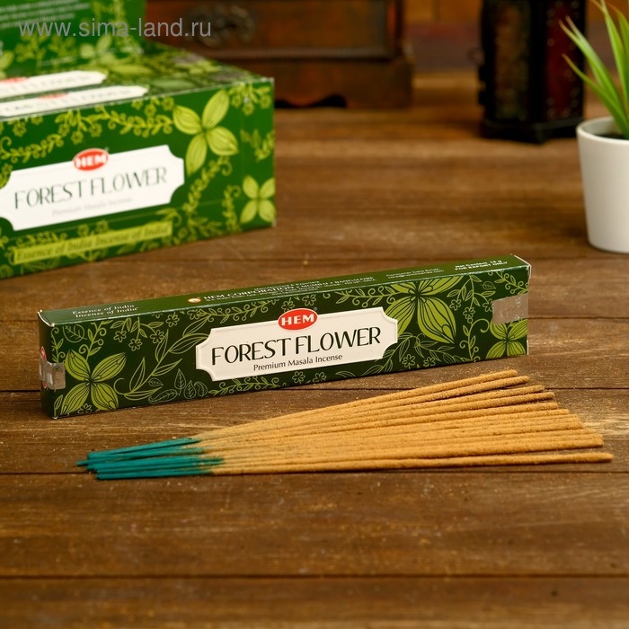 Благовония Благовония "HEM" 15 гр. масала Nature Series Forest Flower