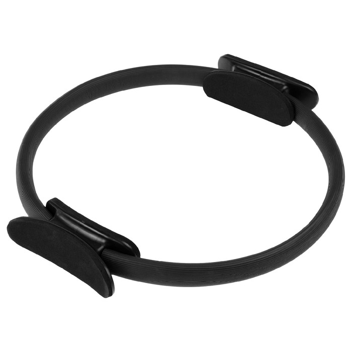 Кольцо для пилатеса ONLYTOP, 37 см, цвет чёрный Кольцо для пилатеса ONLYTOP, 37 см, цвет чёрный