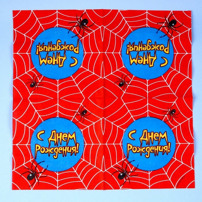 Набор для праздника «С днём рождения. Паутина» Набор для праздника «С днём рождения. Паутина»