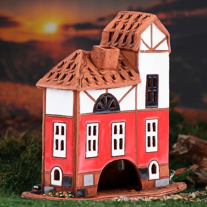 Аромалампа Домик Аромалампа Домик "Кранц", 15 см, ручная работа