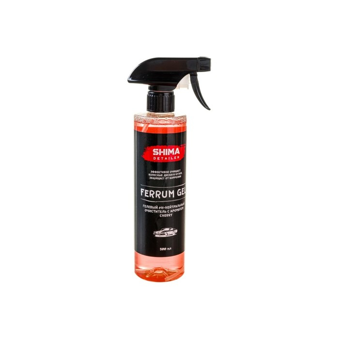 Очиститель дисков SHIMA DETAILER FERRUM GEL Ph-нейтральный, гелевый, вишня, 500 мл Очиститель дисков SHIMA DETAILER FERRUM GEL Ph-нейтральный, гелевый, вишня, 500 мл