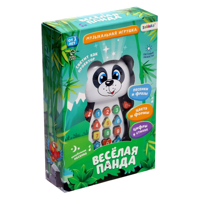 Игрушка музыкальная обучающая «Панда», с проектором, работает от батареек Игрушка музыкальная обучающая «Панда», с проектором, работает от батареек