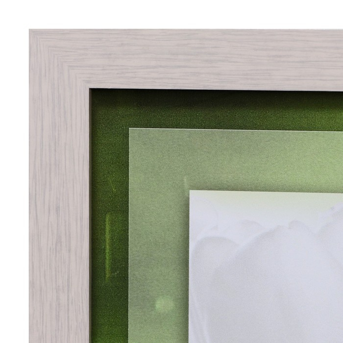 Картина  Картина "Белые тюльпаны" 42х107 см рамка микс