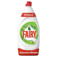 Средство для мытья посуды Fairy "Зеленое яблоко", 900 мл