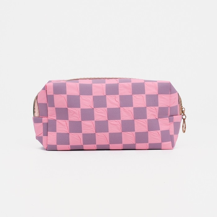 Косметичка на молнии, цвет розовый