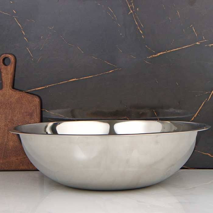 Таз из нержавеющей стали, 17 л, d=50 см Таз из нержавеющей стали, 17 л, d=50 см