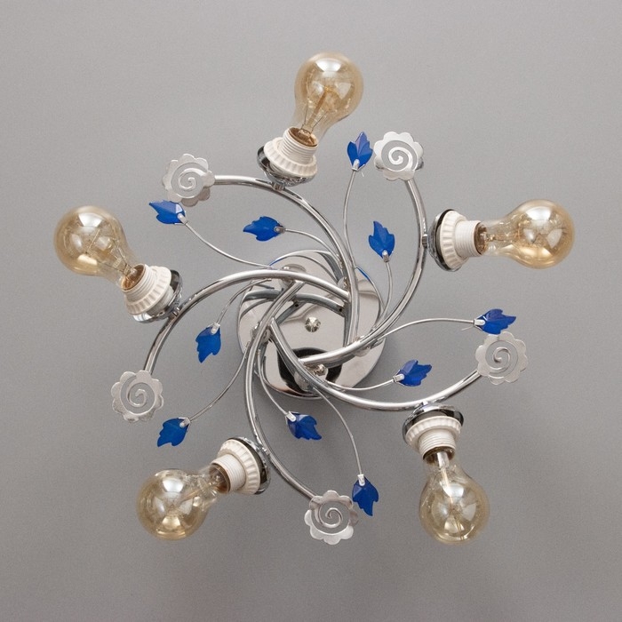 Люстра Люстра "Бэлл" БП 5х40Вт Е27 Хром МОДЕЛЬ: 2612356