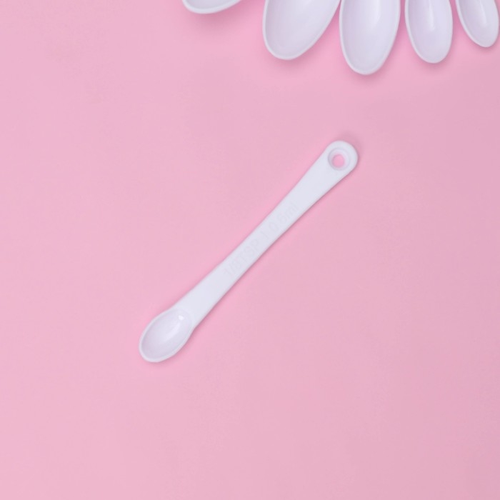 Набор мерных ложек Доляна, 11 шт: 30/60/80/125/250 мл, 0,6/1,2/2,5/5/7,5/15 мл, цвет белый Набор мерных ложек Доляна, 11 шт: 30/60/80/125/250 мл, 0,6/1,2/2,5/5/7,5/15 мл, цвет белый