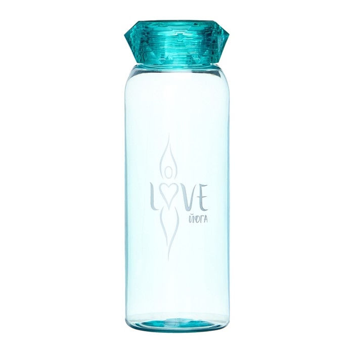 Бутылка для воды, 600 мл,  Бутылка для воды, 600 мл, "Love йога"