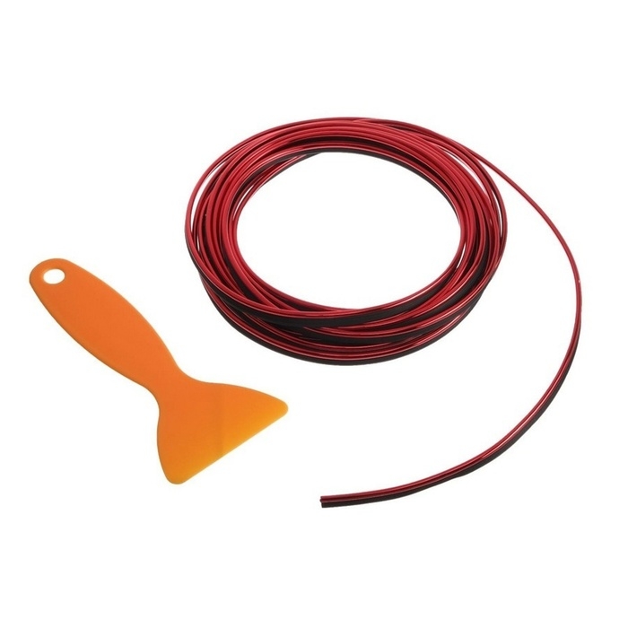 Молдинг TORSO гибкий внутрисалонный, красный, 5 м Молдинг TORSO гибкий внутрисалонный, красный, 5 м