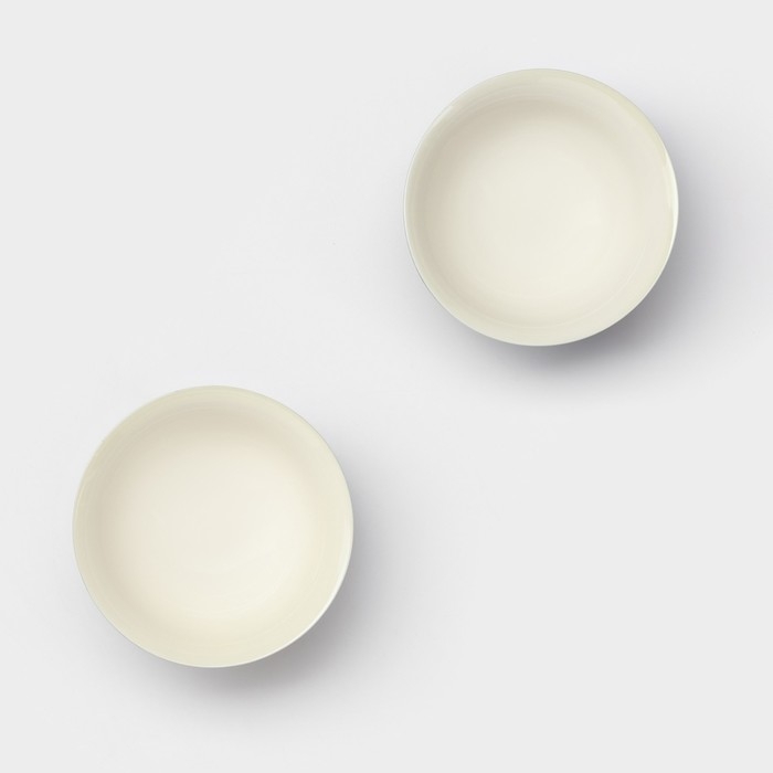 Набор салатников керамических Magistro Matt black, 250 мл, 11,5×5,6 см, 2 шт