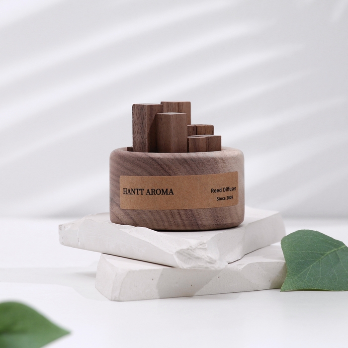 Набор деревянный диффузор Набор деревянный диффузор "Hantt Aroma", пихтовое дерево, с эфирным маслом 10мл в коробке