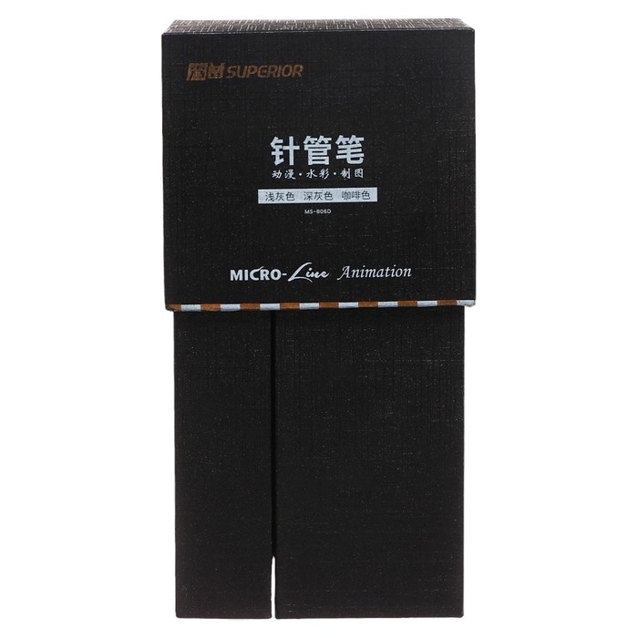 Набор маркеров профессиональных линеров, 12 цветов Набор маркеров профессиональных линеров, 12 цветов