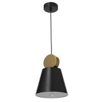 Светильник BayerLux 2285/1b LED черно-золотой 20х20х24-124 см