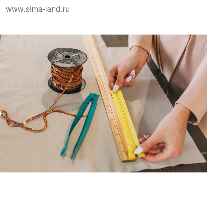 Метр деревянный, 100 см (см/дюймы)