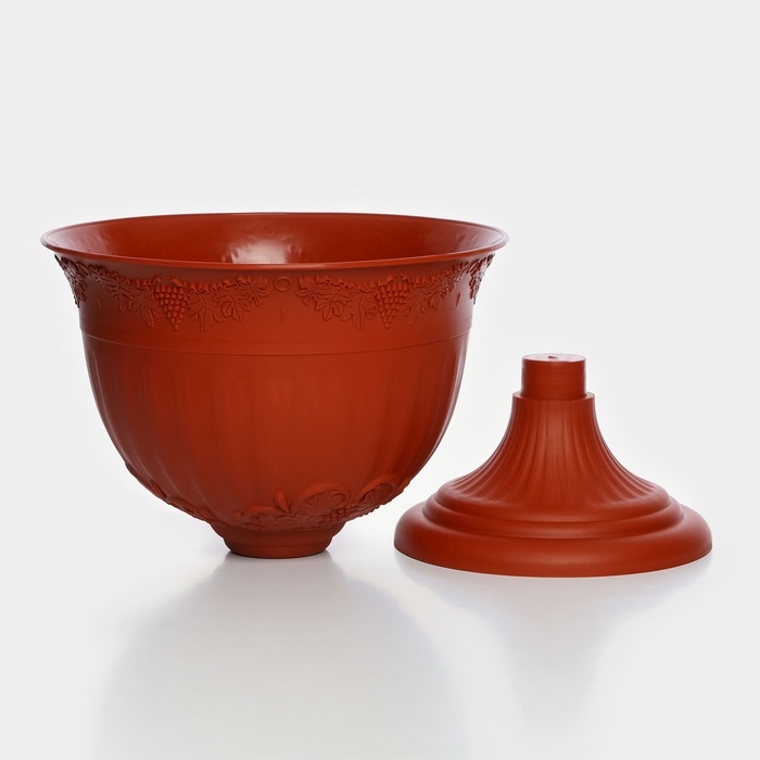 Кашпо уличное «Ангара», 12 л, цвет терракотовый Кашпо уличное «Ангара», 12 л, цвет терракотовый