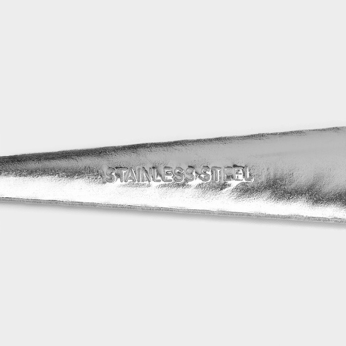 Набор вилок столовых из нержавеющей стали Доляна «Колосок», h=19 см, 6 шт, цвет серебряный