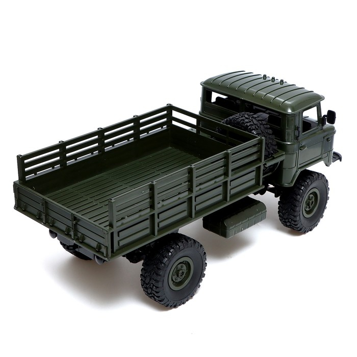 Грузовик радиоуправляемый «Газон», полный привод 4WD, работает от аккумулятора, цвет зелёный Грузовик радиоуправляемый «Газон», полный привод 4WD, работает от аккумулятора, цвет зелёный