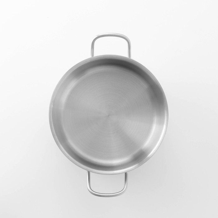 Кастрюля из нержавеющей стали Hanna Knövell с крышкой, 3 л, d=20 см, h=9,5 см, толщина стенки 0,6 мм, индукция Кастрюля из нержавеющей стали Hanna Knövell с крышкой, 3 л, d=20 см, h=9,5 см, толщина стенки 0,6 мм, индукция