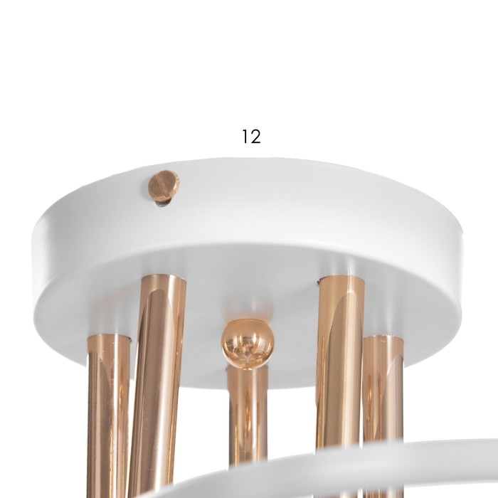 Люстра Люстра "Майли" 5х60Вт Е27 Белый,золото 45х53х46см