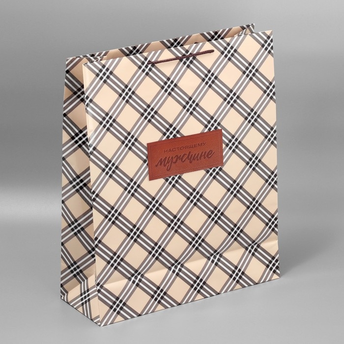 Пакет подарочный ламинированный, упаковка, «Настоящему мужчине», XL, 40 х 49 х 15 см Пакет подарочный ламинированный, упаковка, «Настоящему мужчине», XL, 40 х 49 х 15 см