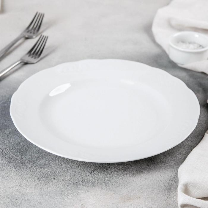 Тарелка фарфоровая «Надежда», d=24 см