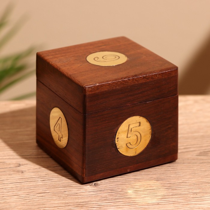 Игра настольная  Игра настольная "Кубики" 6,5х6,5х6,5 см, дерево шишам