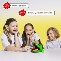 Настольная игра на реакцию «Безумный крокодил», от 1 игрока, 3+