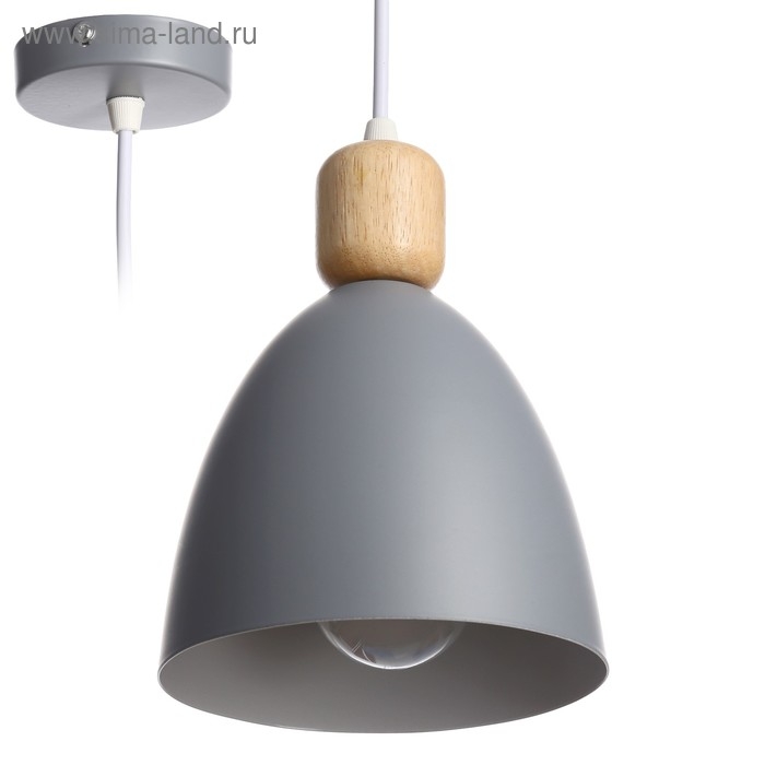 Светильник BayerLux Светильник BayerLux "Колпак" 1х40Вт E27 серый 14х14х100 см.