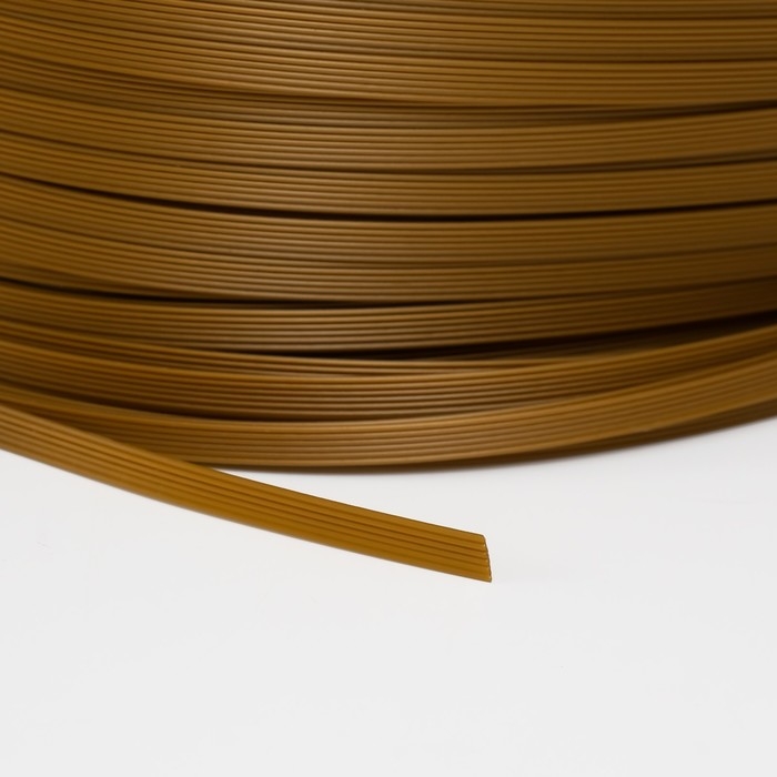 Ротанг искусственный 6 мм 500 м волна (бронза металлик) Ротанг искусственный 6 мм 500 м волна (бронза металлик)