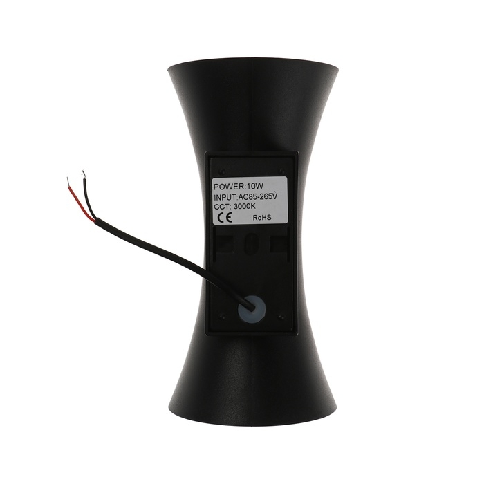 Светильник фасадный «Элегант», FSD-051, 10 Вт, 3000К, 1 луч, IP65, 220 В, пластик, черный Светильник фасадный «Элегант», FSD-051, 10 Вт, 3000К, 1 луч, IP65, 220 В, пластик, черный