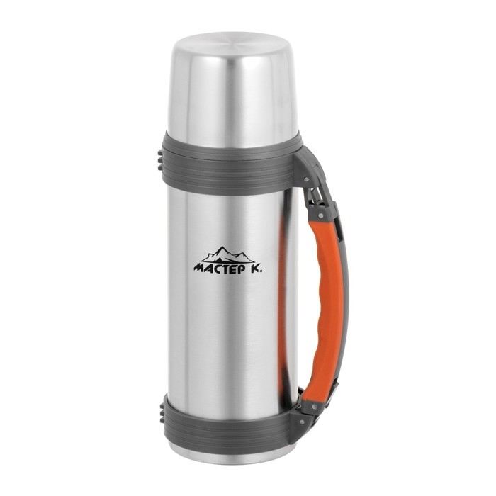 Термос, 1.2 л, Тропа  Термос, 1.2 л, Тропа "Мастер К", с кружкой, сохраняет тепло 24 ч