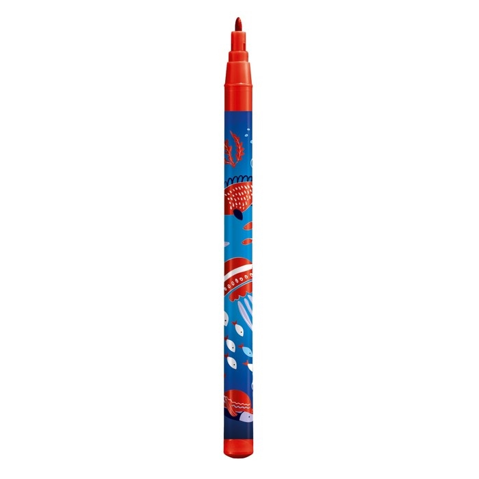 Фломастеры 12 цветов Maped COLOR'PEPS OCEAN LIFE, суперсмываемые, декорированные, европодвес Фломастеры 12 цветов Maped COLOR'PEPS OCEAN LIFE, суперсмываемые, декорированные, европодвес