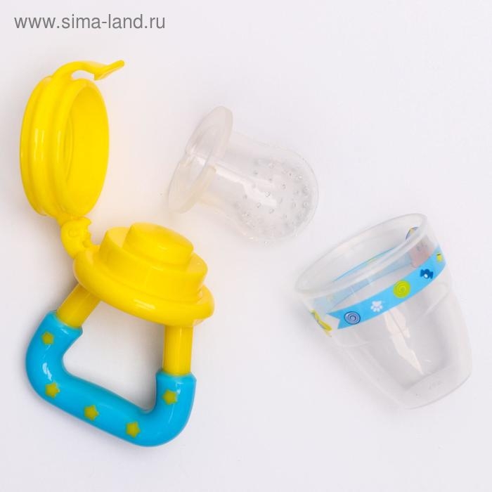 Ниблер для прикорма с силиконовой сеточкой «Мишка принц» Ниблер для прикорма с силиконовой сеточкой «Мишка принц»