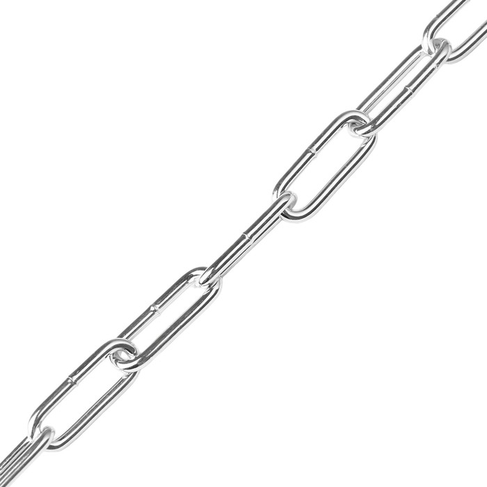 Цепь для привязи собак, 3 м, калибр 3 х 30 мм, гальванизированная Цепь для привязи собак, 3 м, калибр 3 х 30 мм, гальванизированная