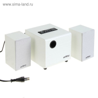 Компьютерные колонки 2.1 SmartBuy SPARTA SBA-210, 2х2 Вт+8 Вт, MP3, FM, 220 В, белые