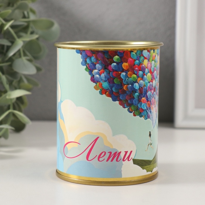 Копилка-банка металл Копилка-банка металл "Лети к мечте"