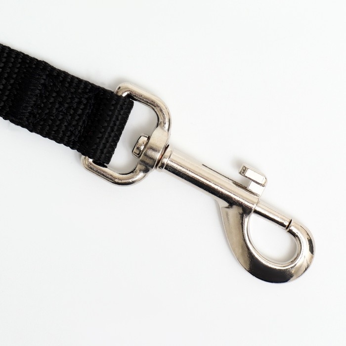 Поводок 3 м х 2 см, чёрный Поводок 3 м х 2 см, чёрный