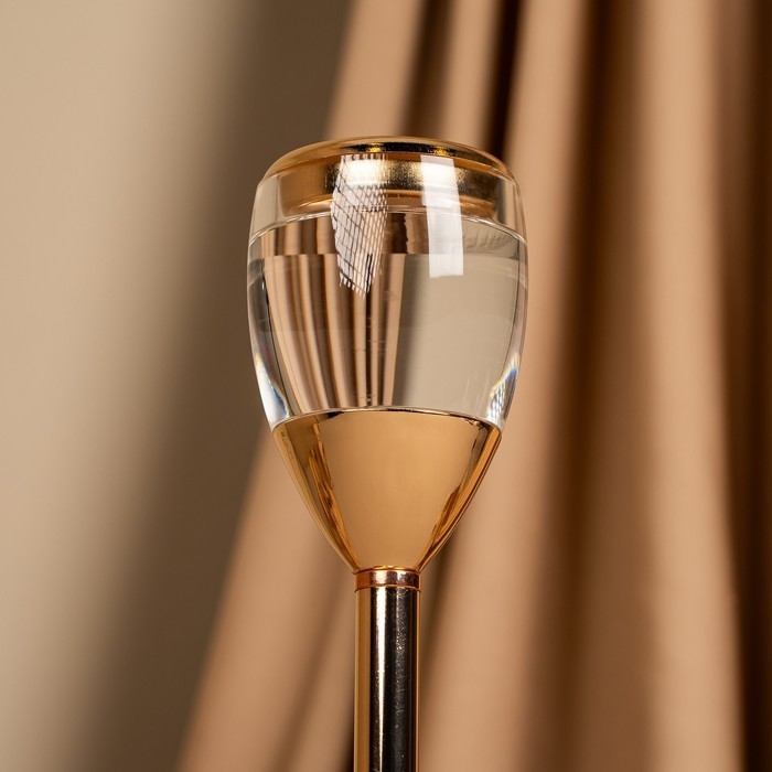 Подсвечник металл, стекло на 1 свечу «Безмятежность», цвет золото 11 х 11 х 25.5 см Подсвечник металл, стекло на 1 свечу «Безмятежность», цвет золото 11 х 11 х 25.5 см