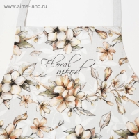 Фартук "Этель" Floral mood 70х60 см, 100% хлопок, репс 210 гр/м2