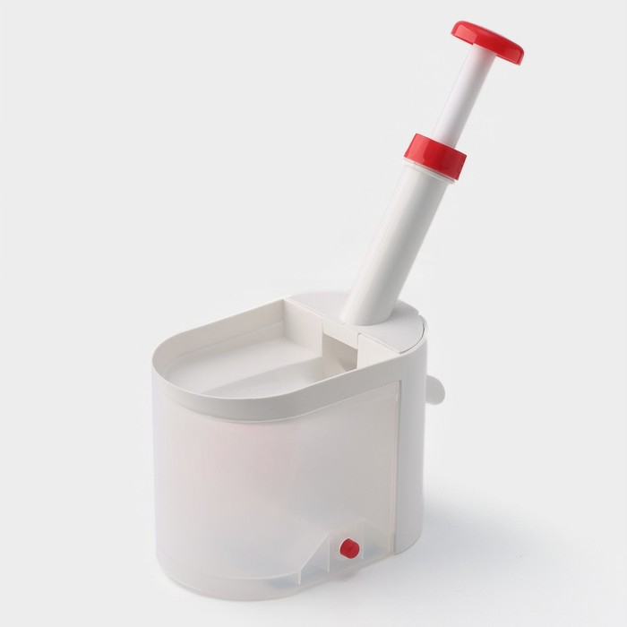 Машинка для удаления косточек из вишни Доляна «Вишнёвый сад», контейнер 450 мл, цвет белый Машинка для удаления косточек из вишни Доляна «Вишнёвый сад», контейнер 450 мл, цвет белый