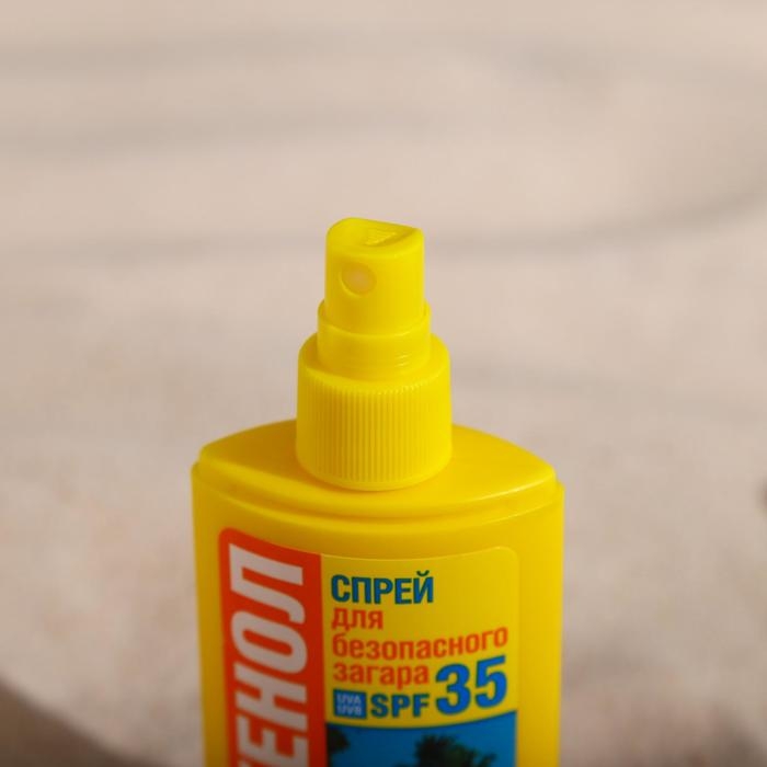 Спрей для безопасного загара Биокон «ПАНТЕНОЛ» SPF-35, 95 мл Спрей для безопасного загара Биокон «ПАНТЕНОЛ» SPF-35, 95 мл